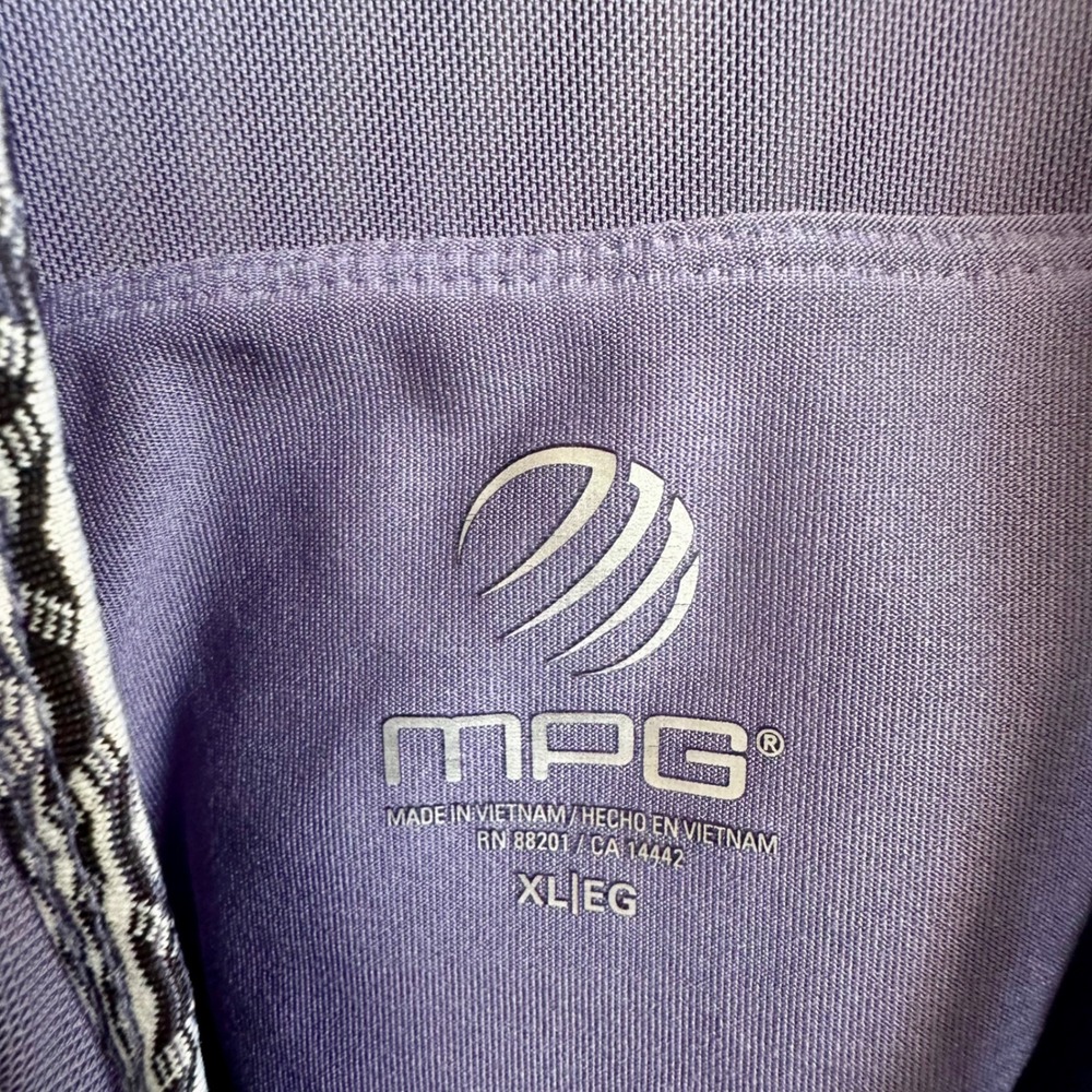MPG Sport Mondetta Purple Sleeveless V-Neck Travel Tennis Golf Dress Size XL - Picture 3 of 7